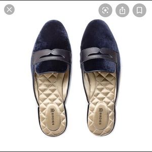 Birdies Phoebe slides mules navy